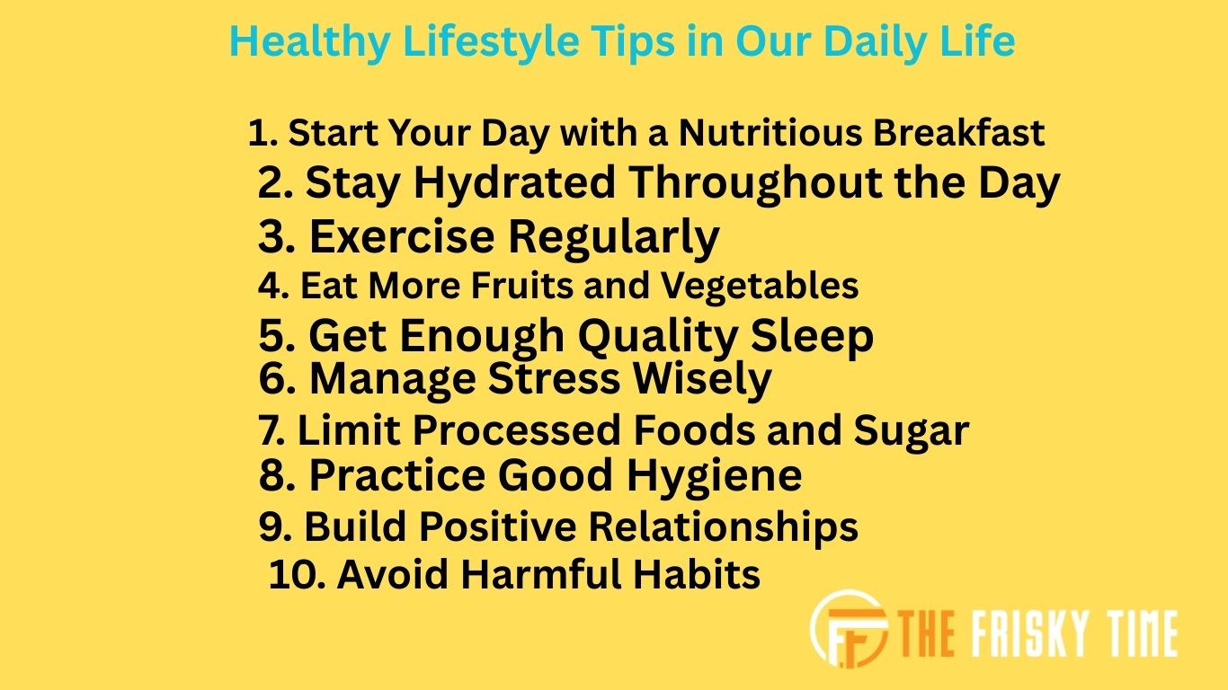 Healthy Lifestyle Tips
