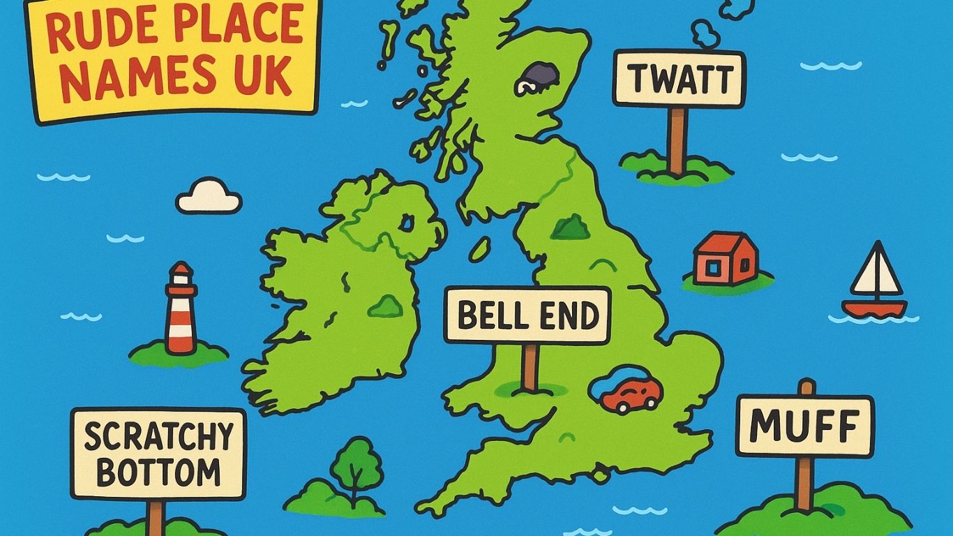 Rude Place Names UK